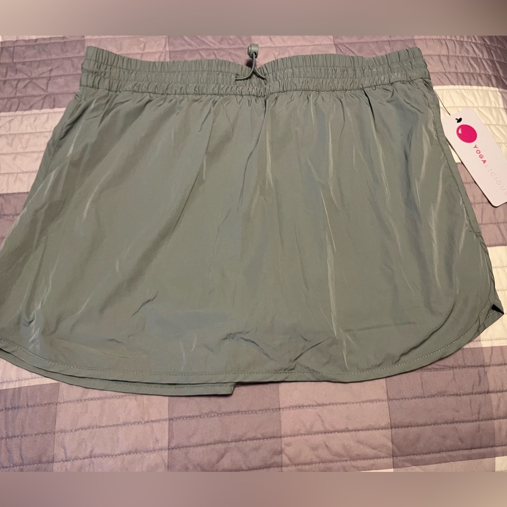 Yogalicious Green Milieu Skort